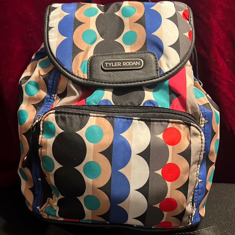 Tyler Rodan Multicolor lightweight Backpack NWT